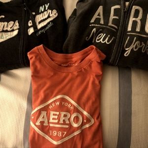 Aeropostale 2 Jackets & Shirt Like New